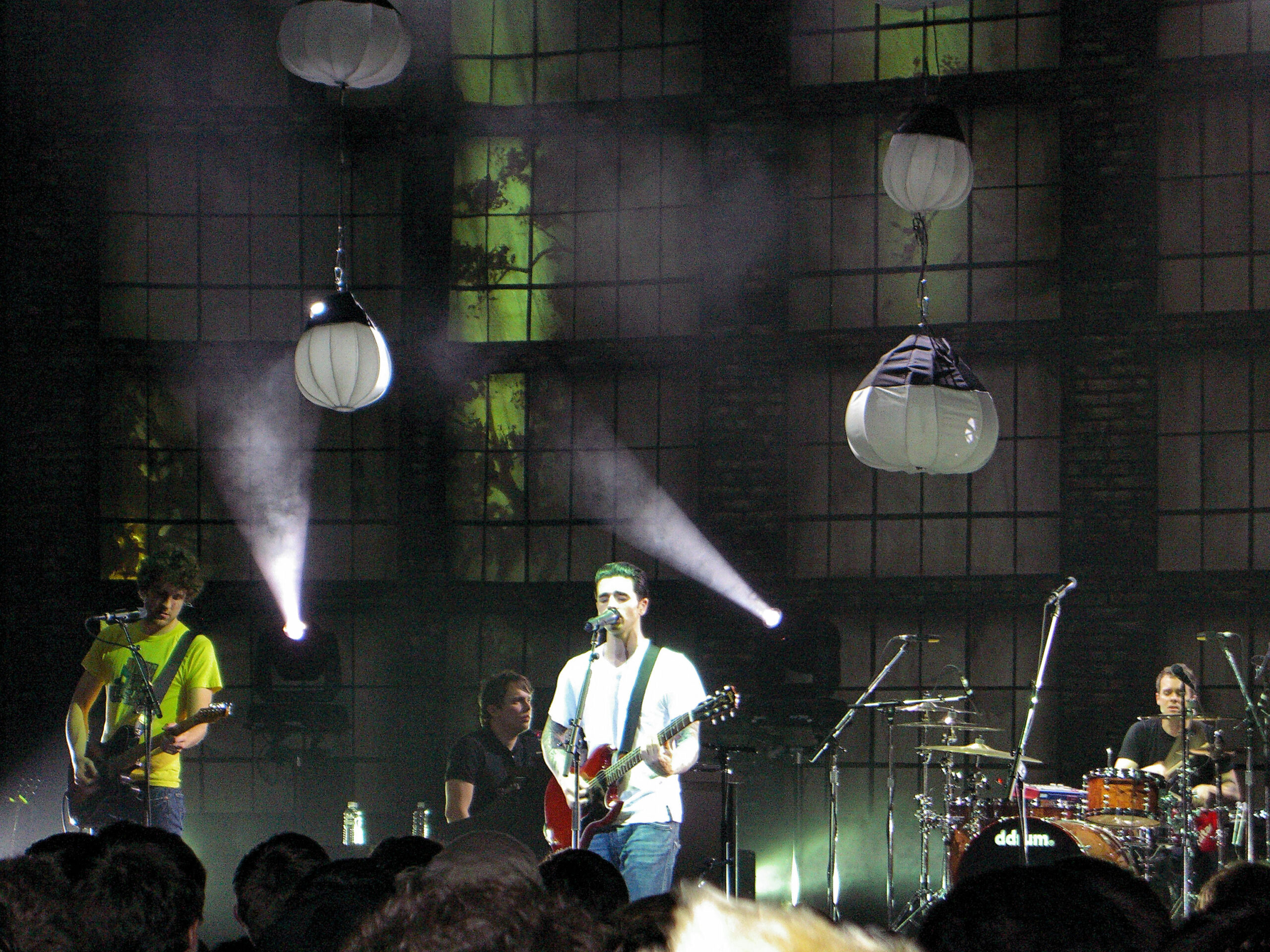 Dashboard Confessional plays at the Moore Theatre in Seattle, Washington