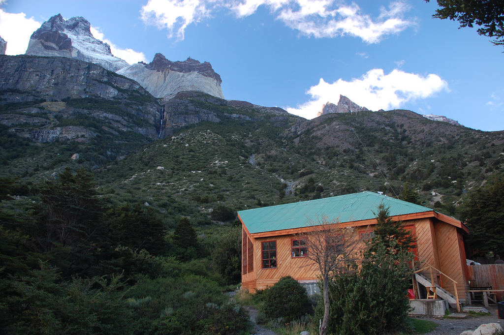 Refugio Los Cuernos in Torres del Paine National Park, Chile
