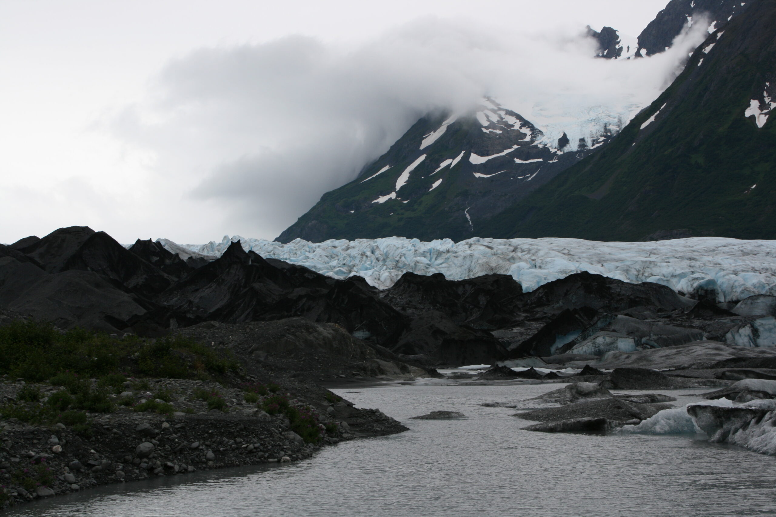 Spencer Glacier's terminus