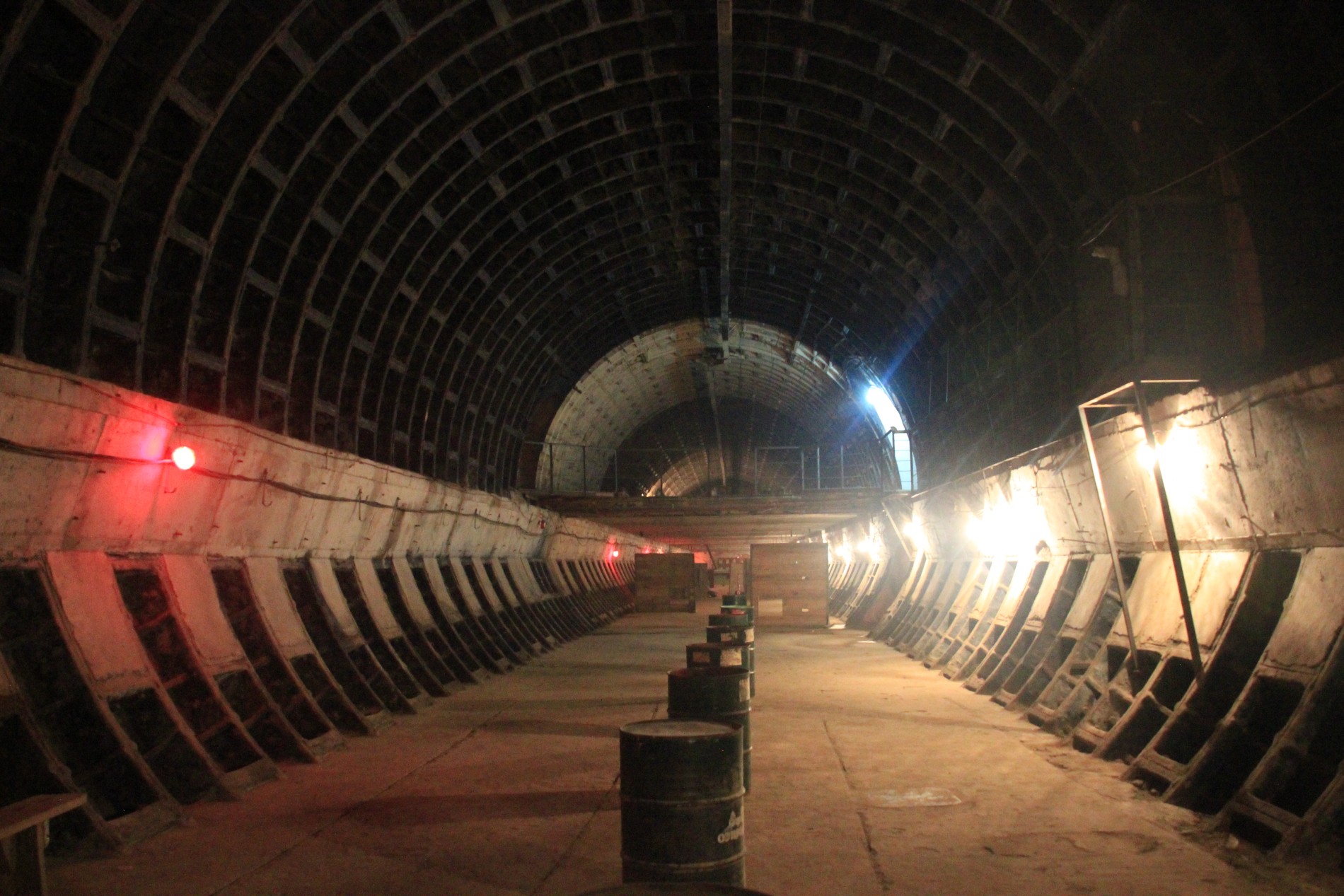 Bunker 42 sits below a nondescript, yellow building near the Taganskaya Metro Station in Moscow.