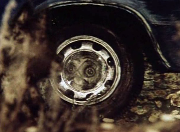 In Tale of Tales, a wolf admires his reflection in a car's hub cap.