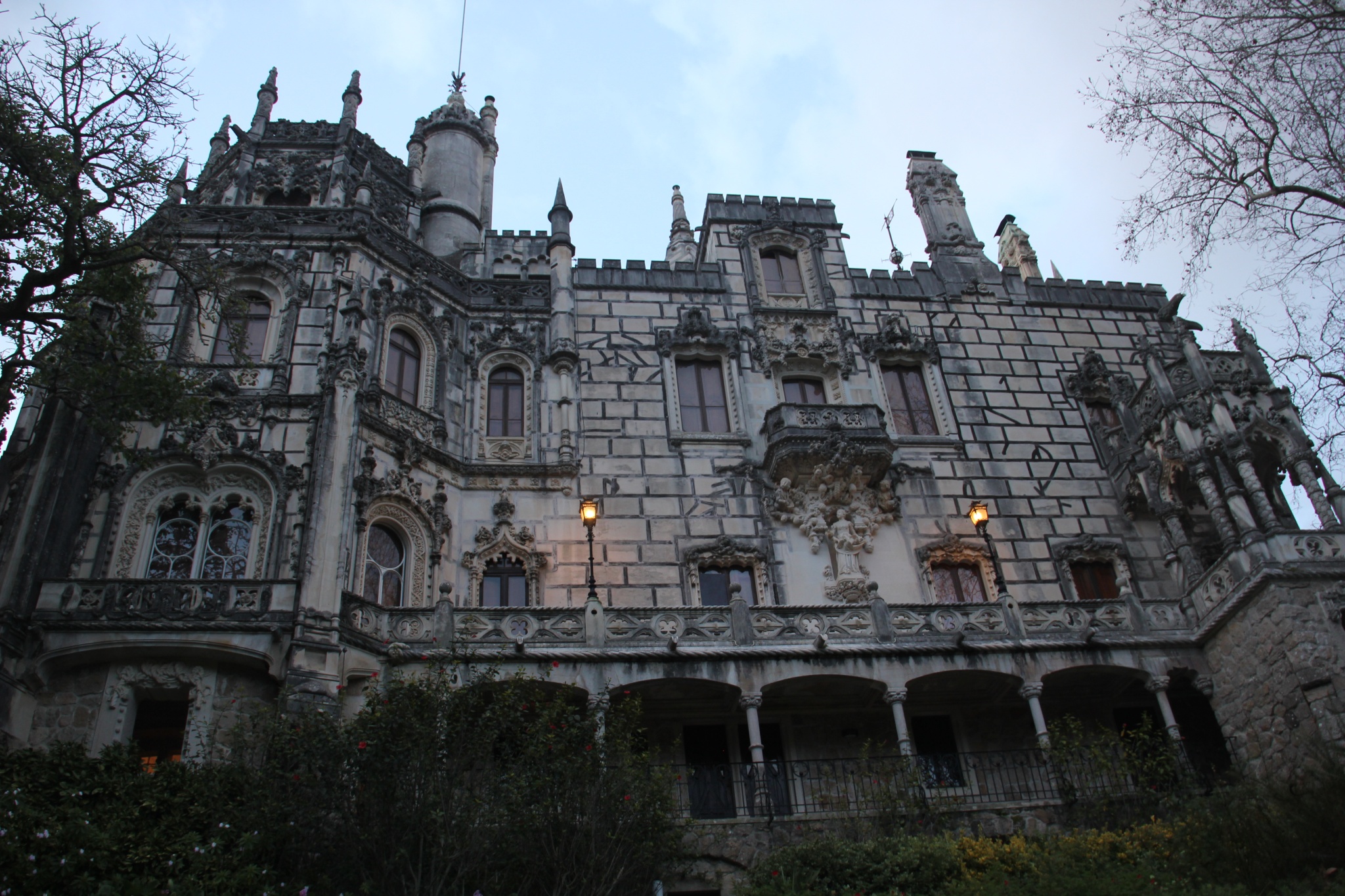 The palace at the Quinta da Regaleira estate is imposing.