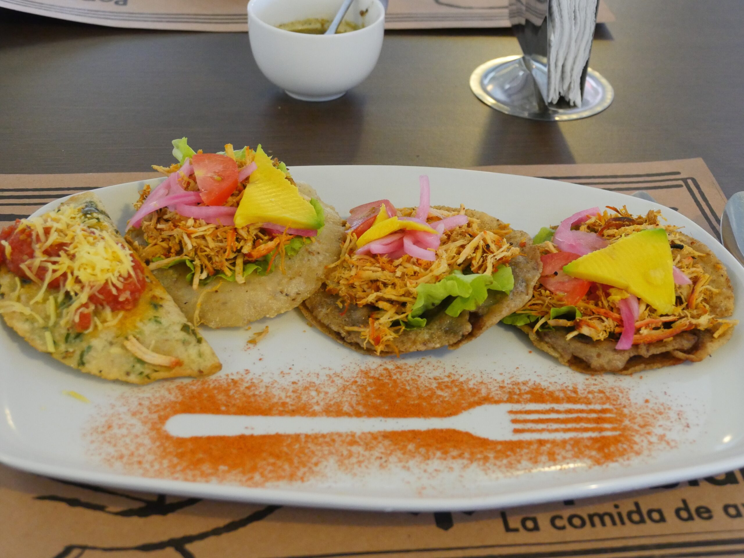 Mouth-watering empanadas, panuchos, and salbutes are served at restaurant Manjar Blanco in Mérida, Mexico.