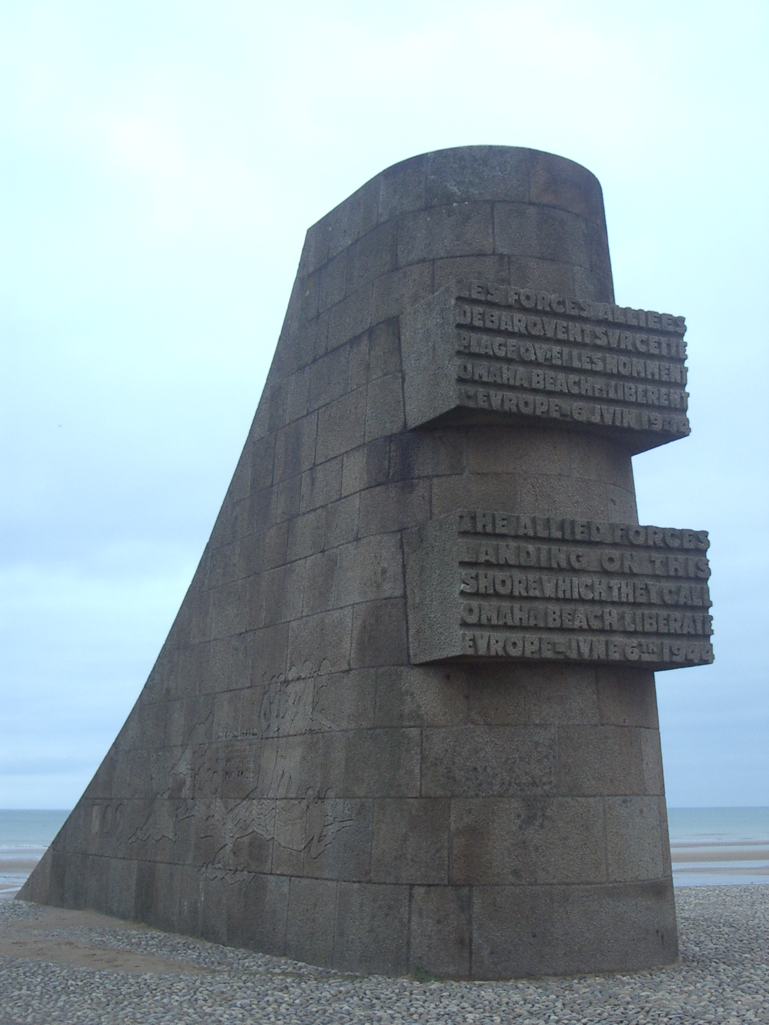 Omaha Beach memorial 2