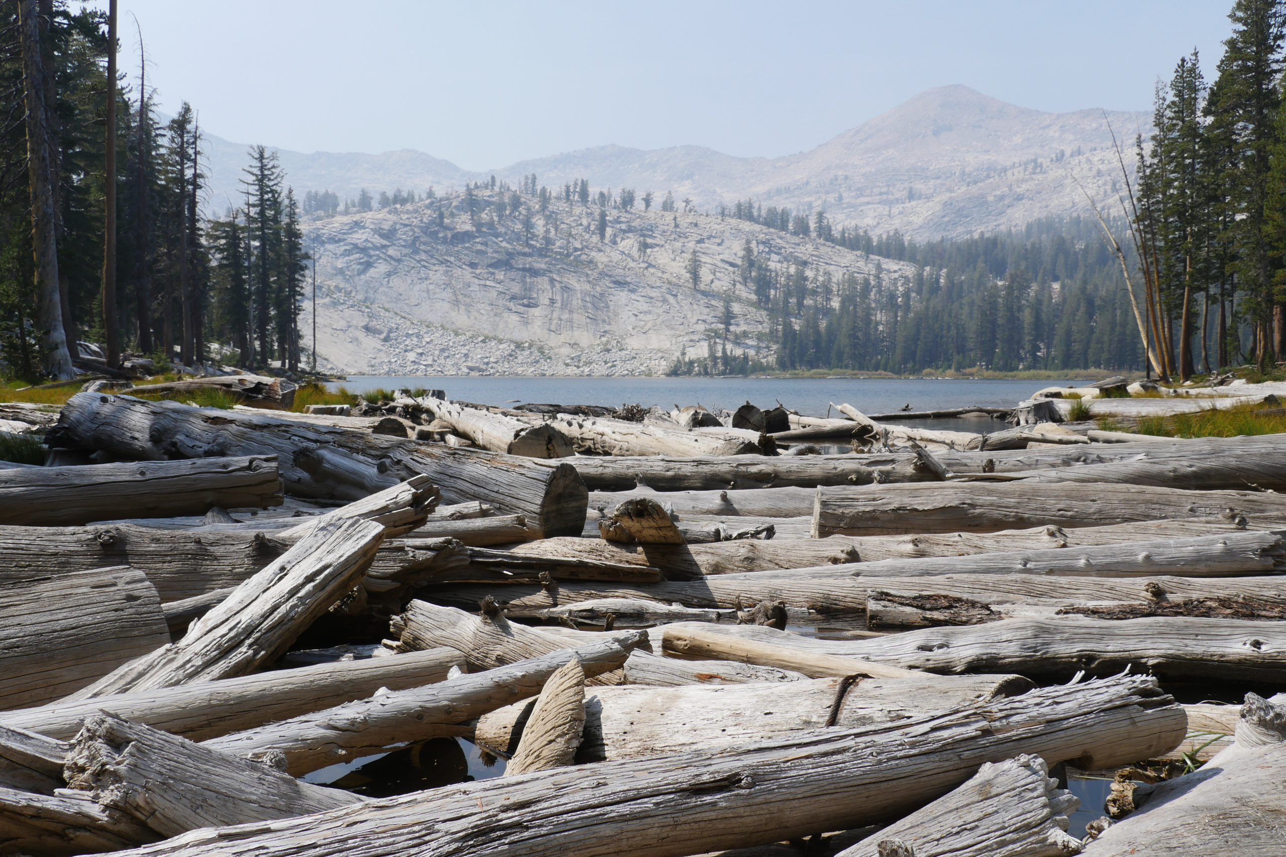 Lillian Lake sits on the Lillian Lake Loop hiking trail in Ansel Adams Wilderness.