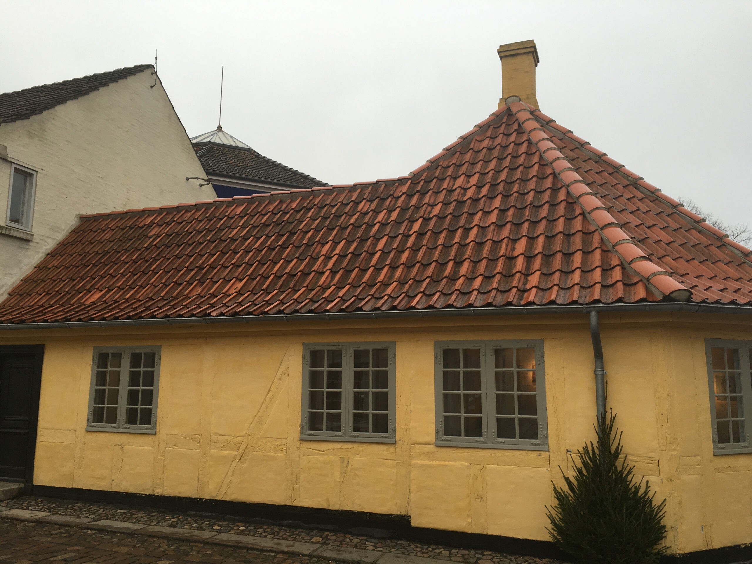 Hans Christian Anderson's house sits on Rådhuspladsen Street in Odense, Denmark.