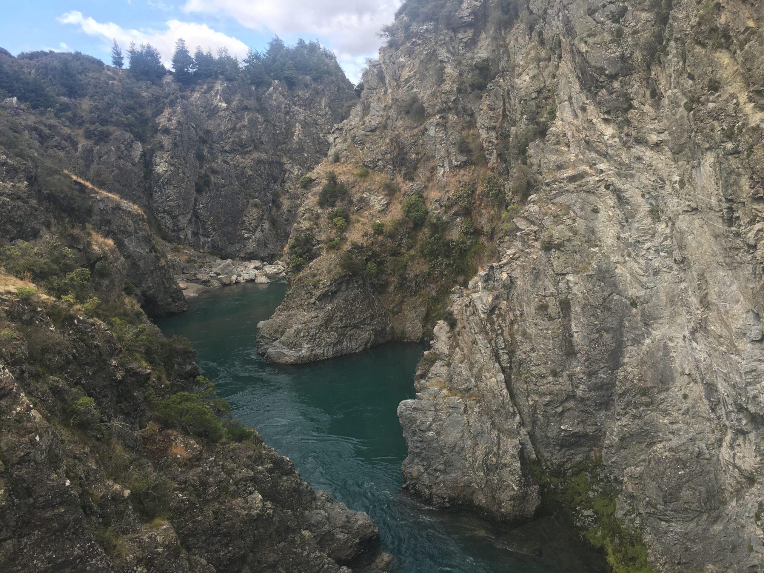 The narrow gorges of the Waiau River below the Ada River confluence make for some exciting whitewater paddling.