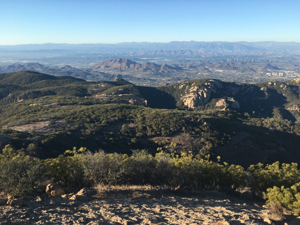 A view from Sandstone Peak