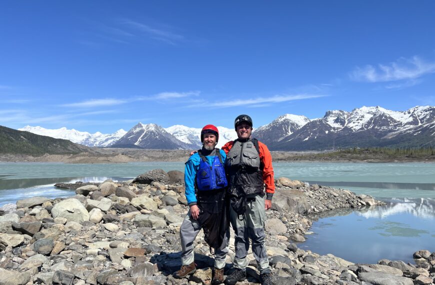 Hank and Brian in Wrangell-St. Elias National Park