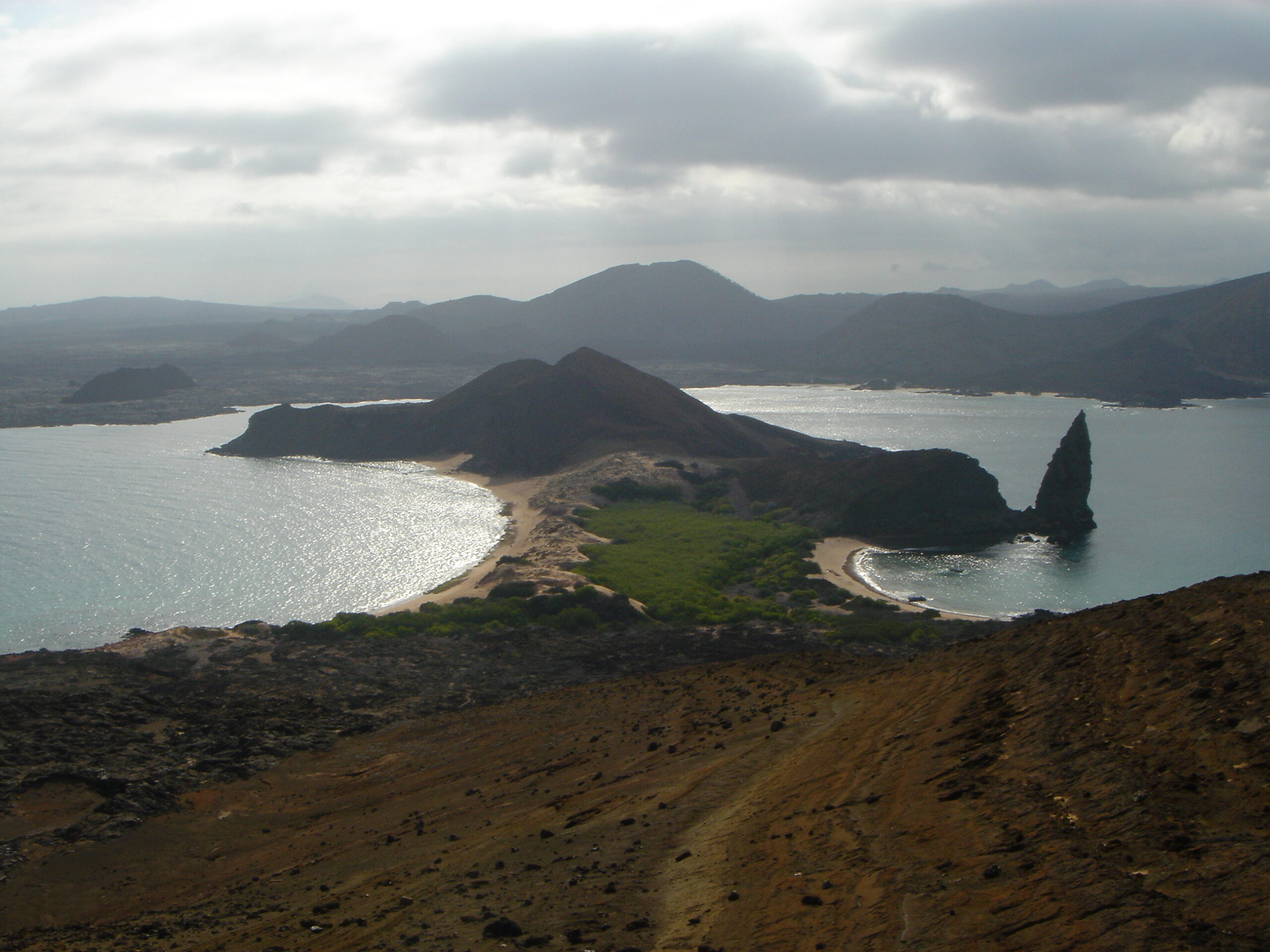 Bartolome Island top view