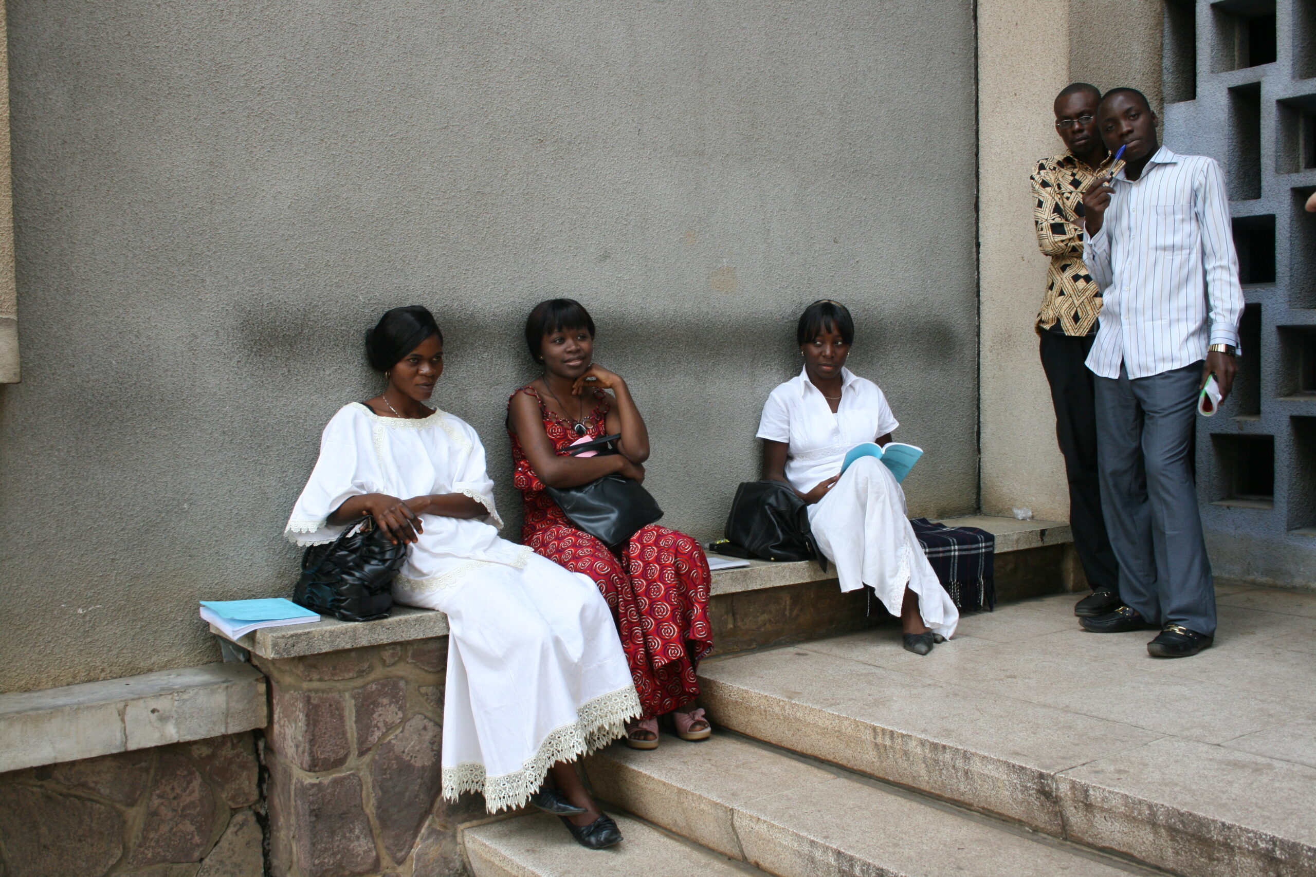 Students at University of Kinshasa