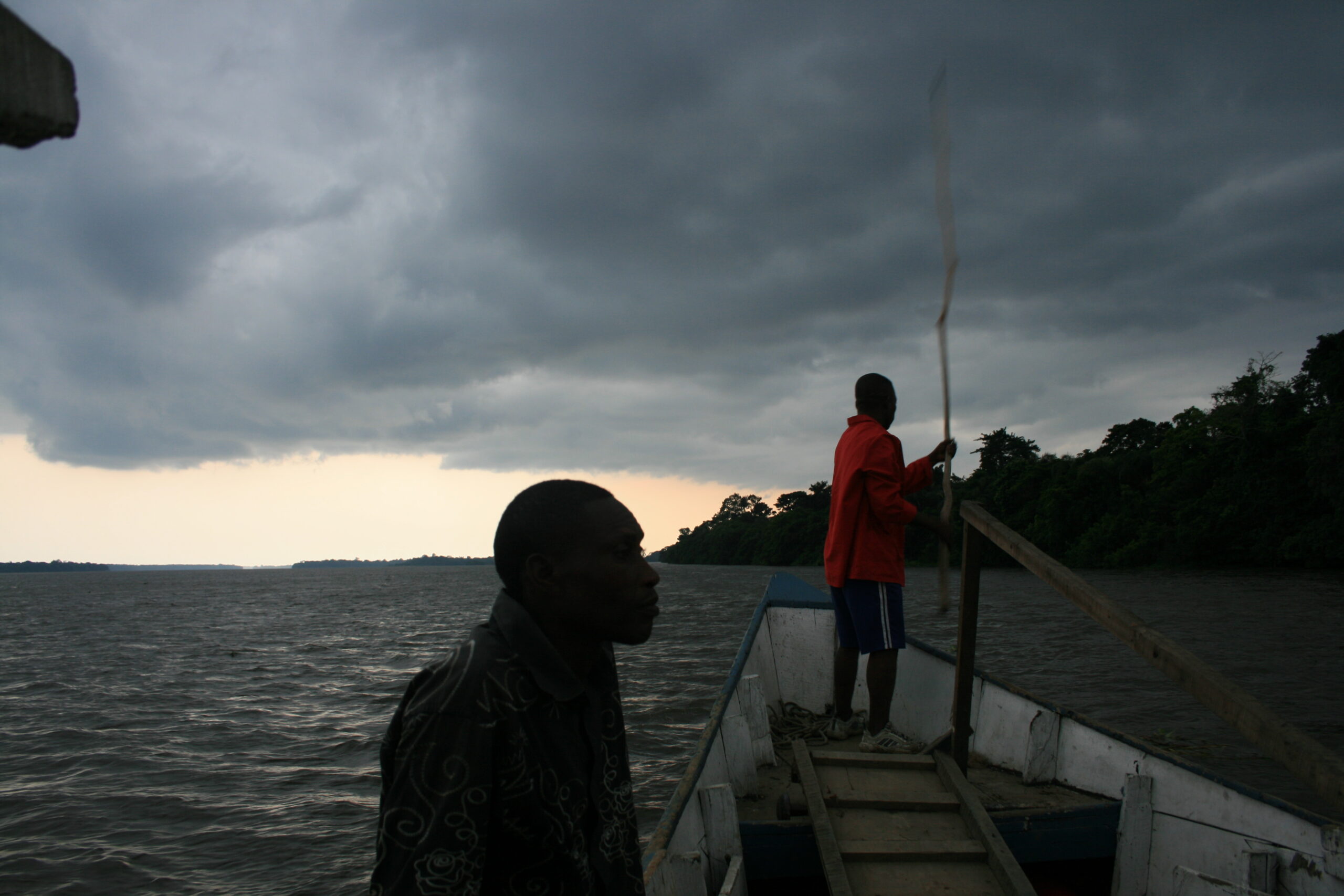 Terence, Sankara on boat bow with clouds