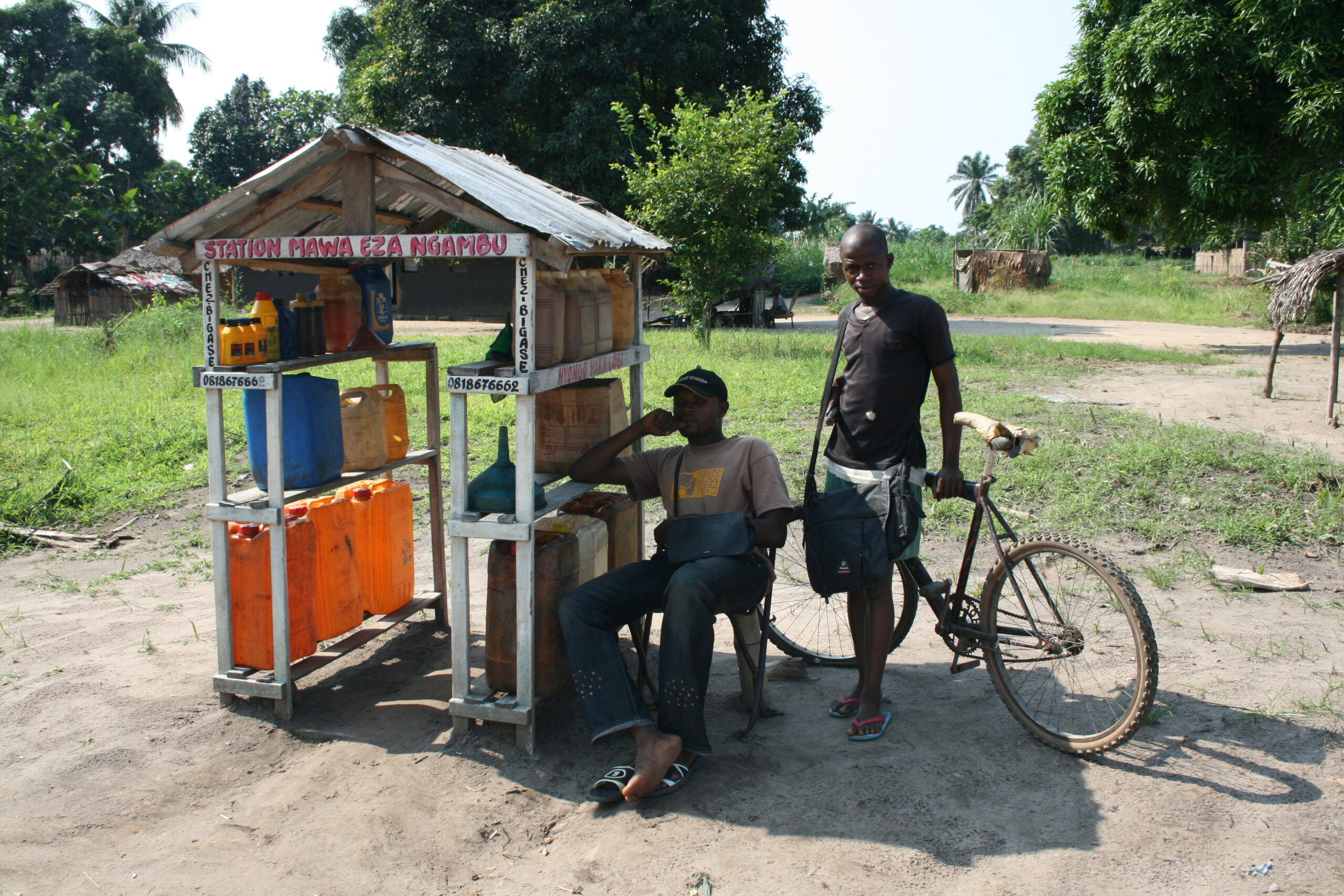 Gas station in Bumba
