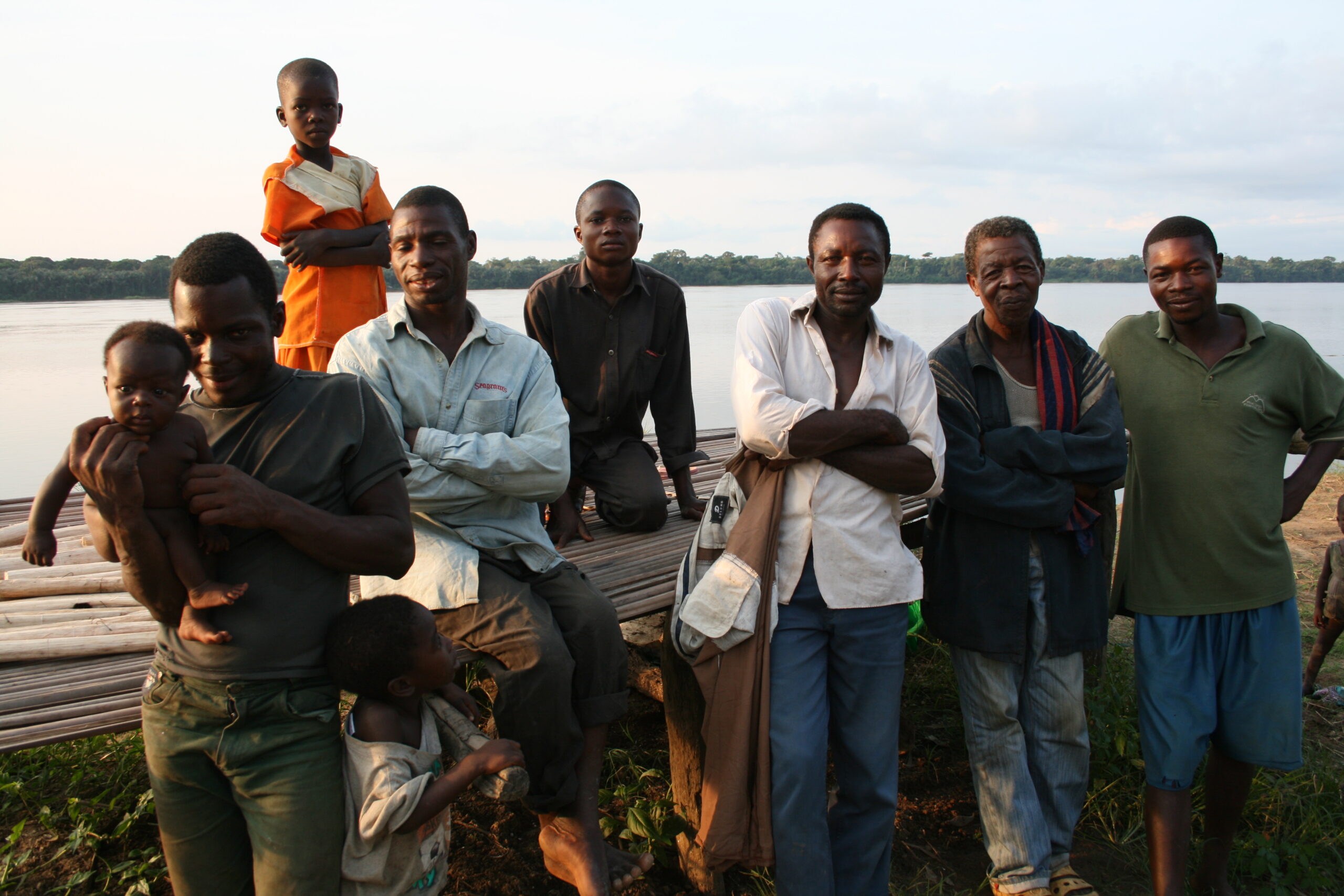 Men in Esabe village