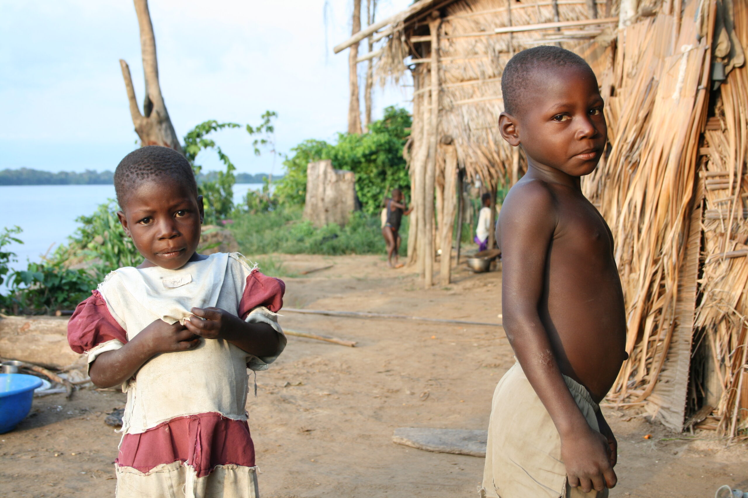Children in Esabe village