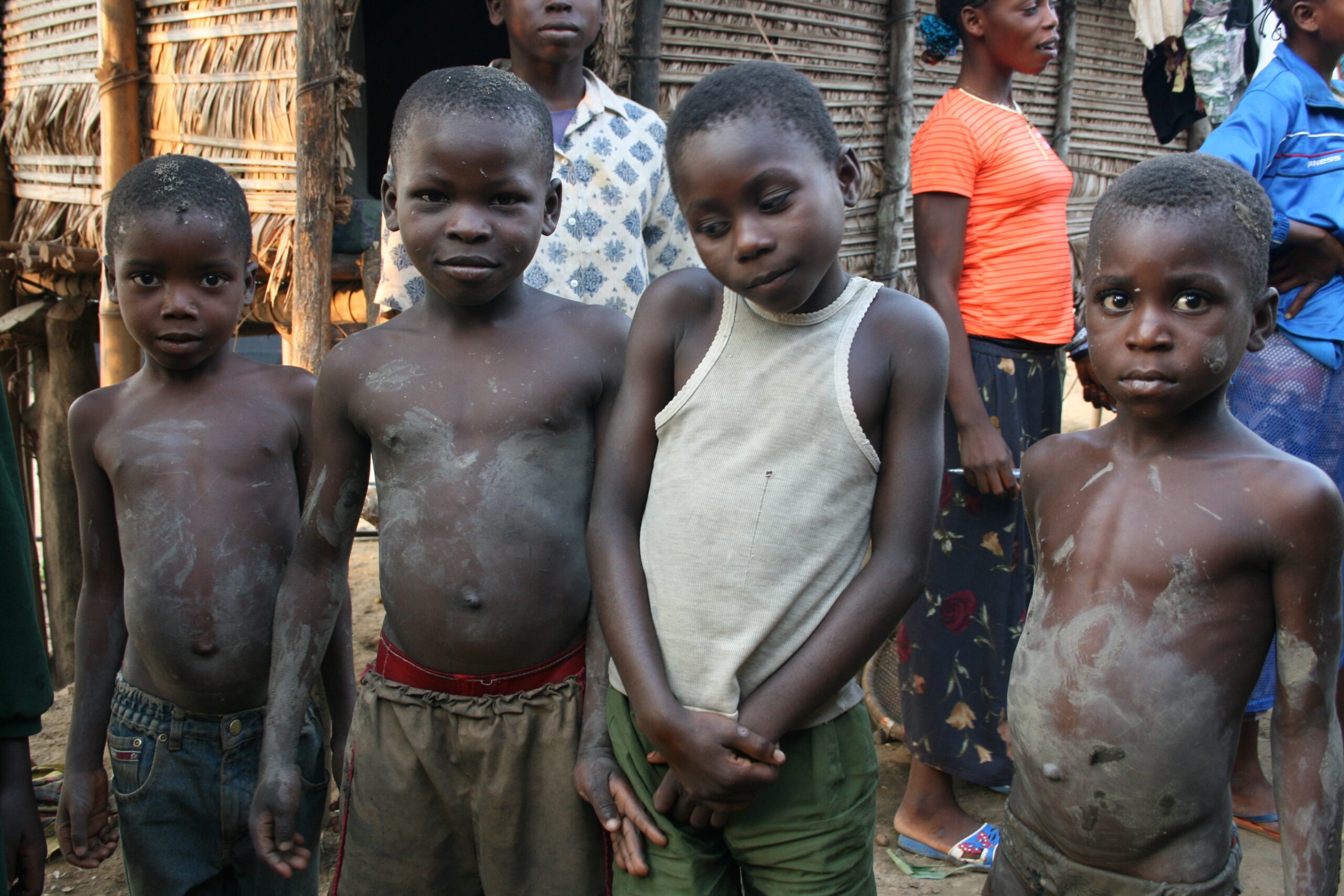 Children in Mobese village