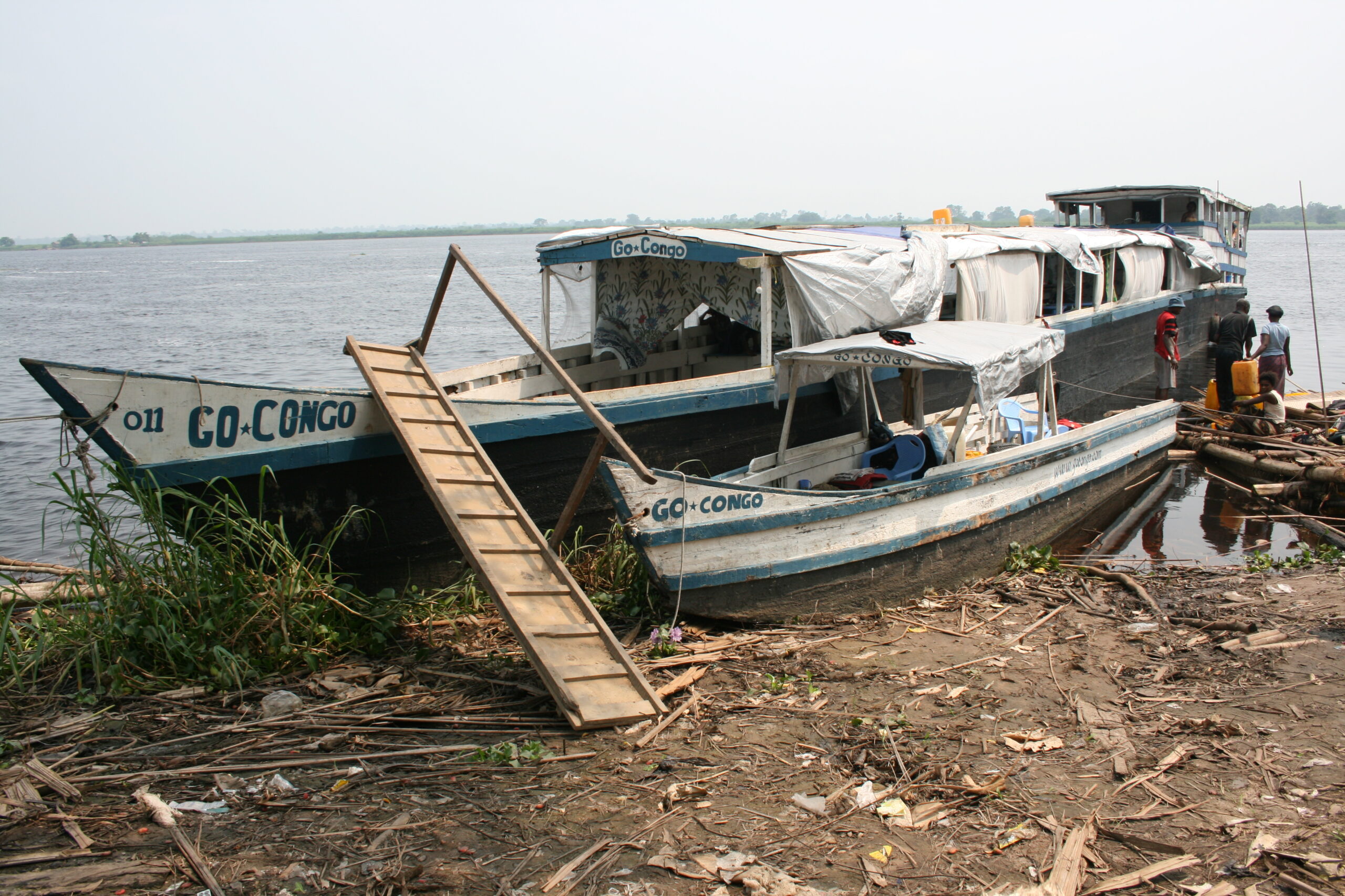 Boat in Mbandaka