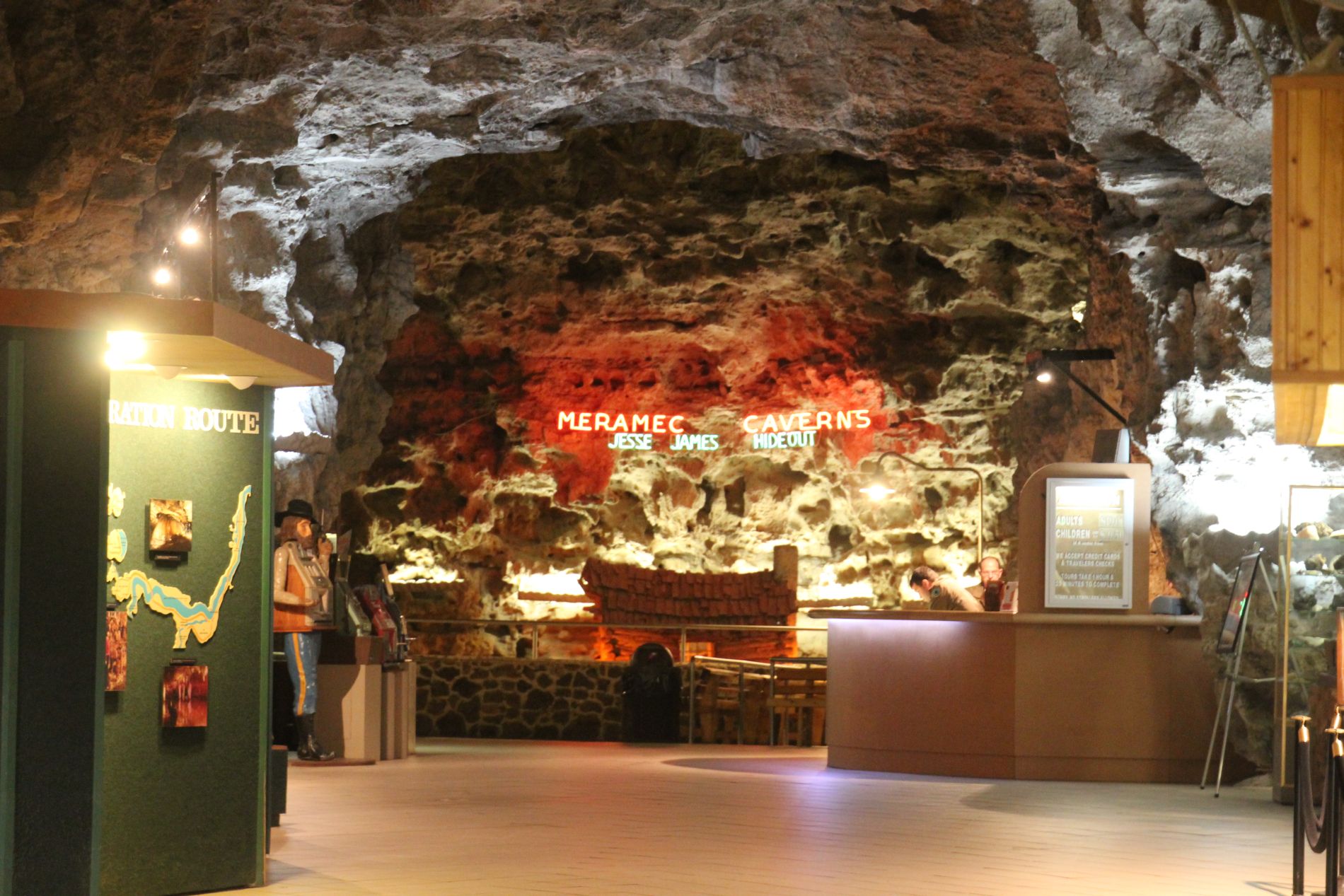 Meramec Caverns Jesse James Hideout in Stanton, Missouri