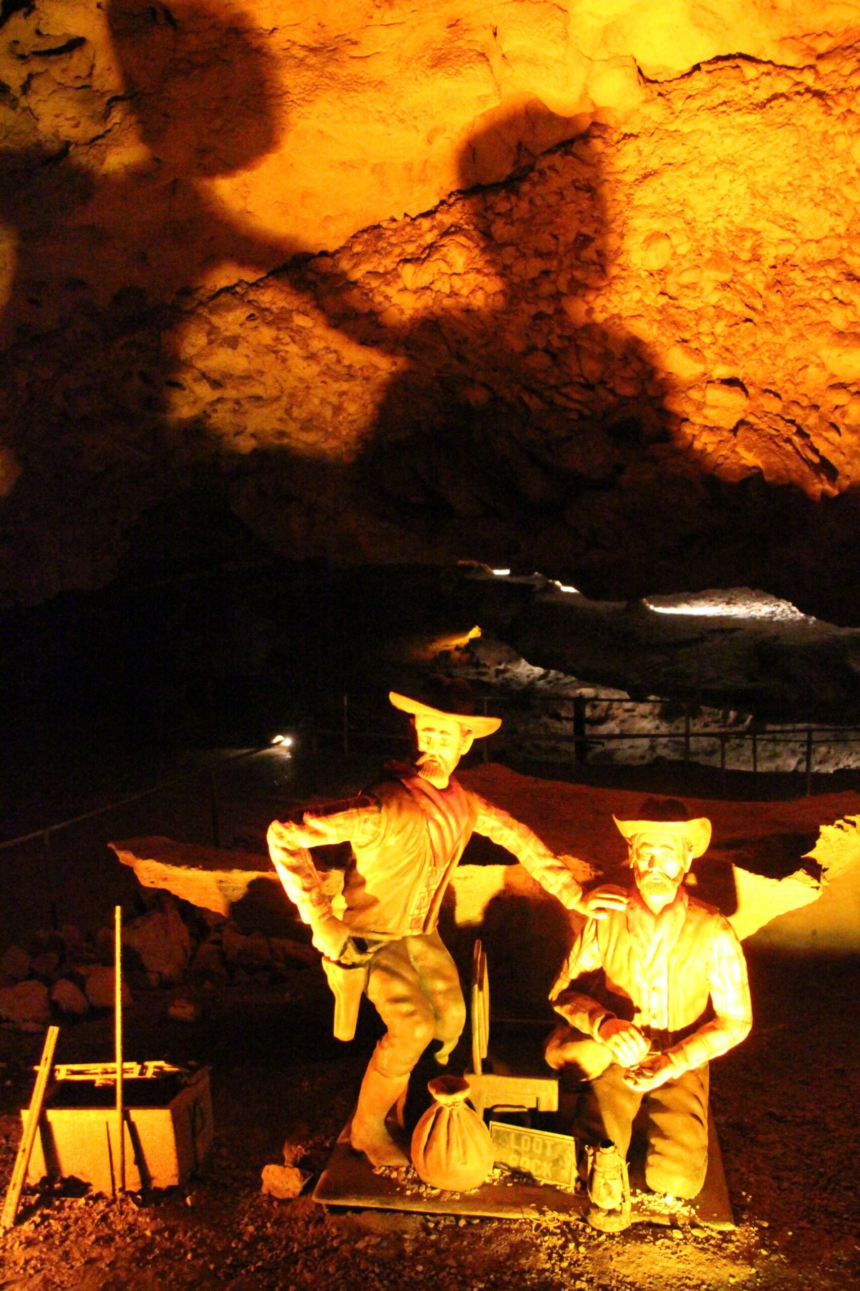 Meramec Caverns interior in Stanton, Missouri