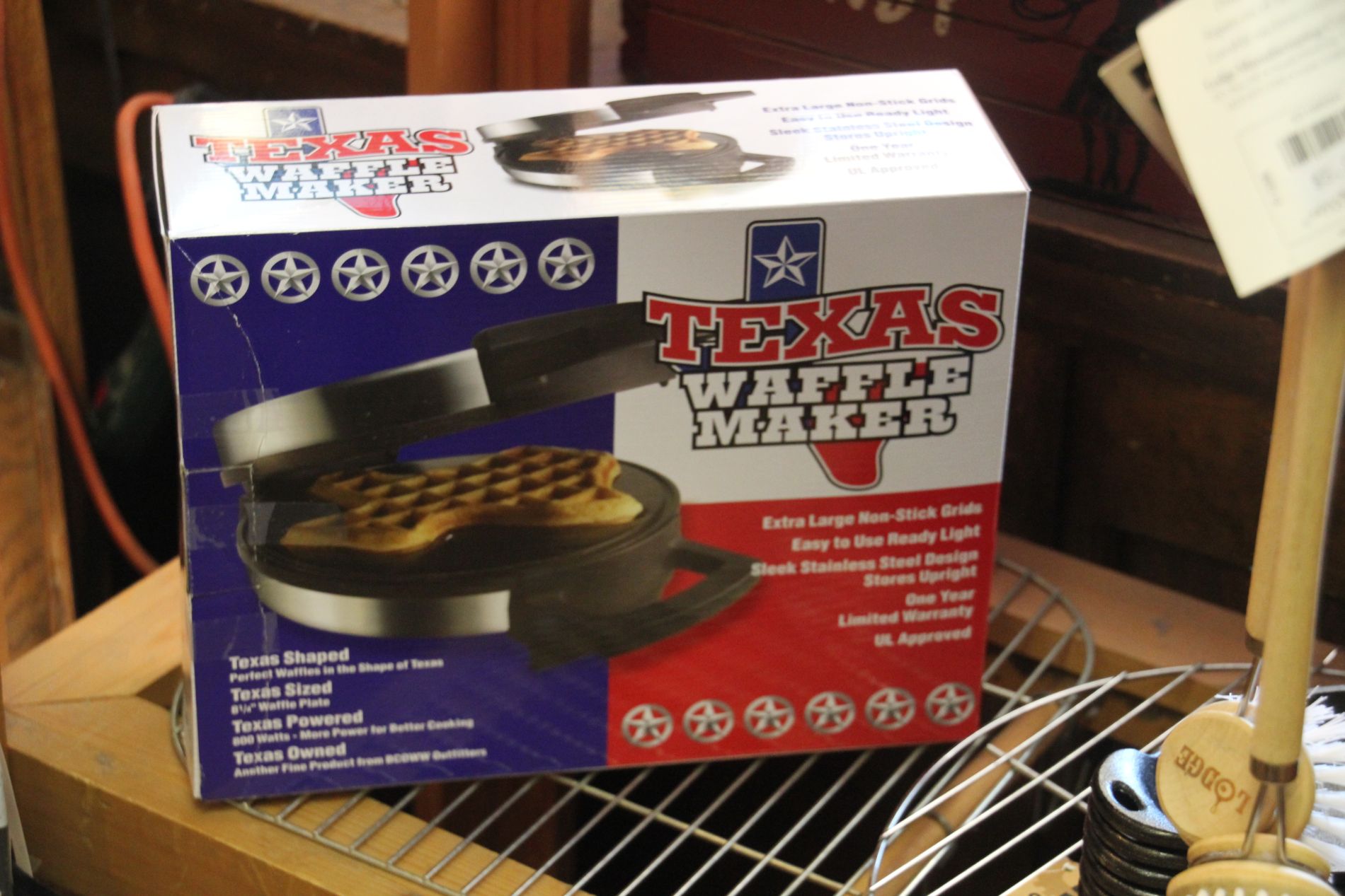 Texas Waffle Maker in The Big Texan Steak Ranch gift shop in Amarillo, Texas