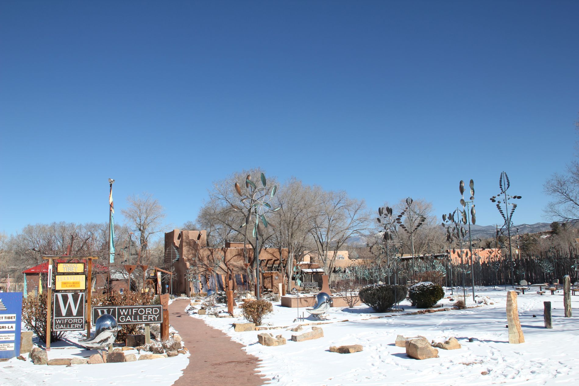 Wiford Gallery on Canyon Road in Santa Fe, New Mexico