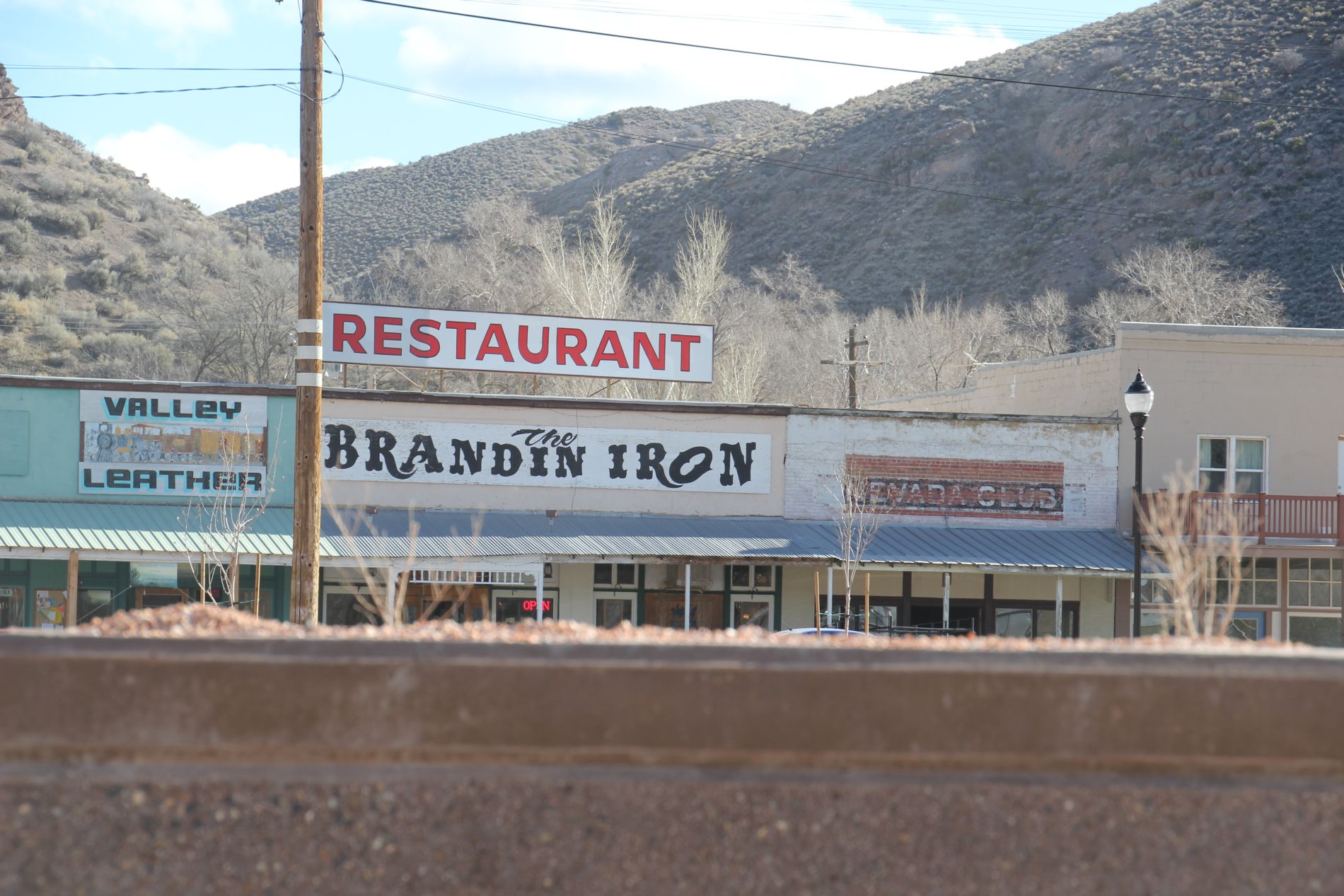 Brandin Iron restaurant in Caliente, Nevada
