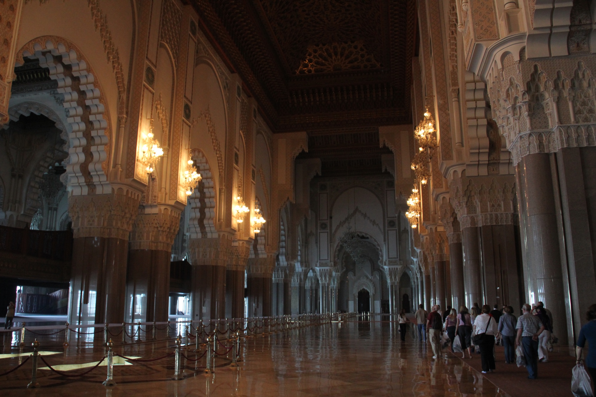 King Hassan II Mosque interior