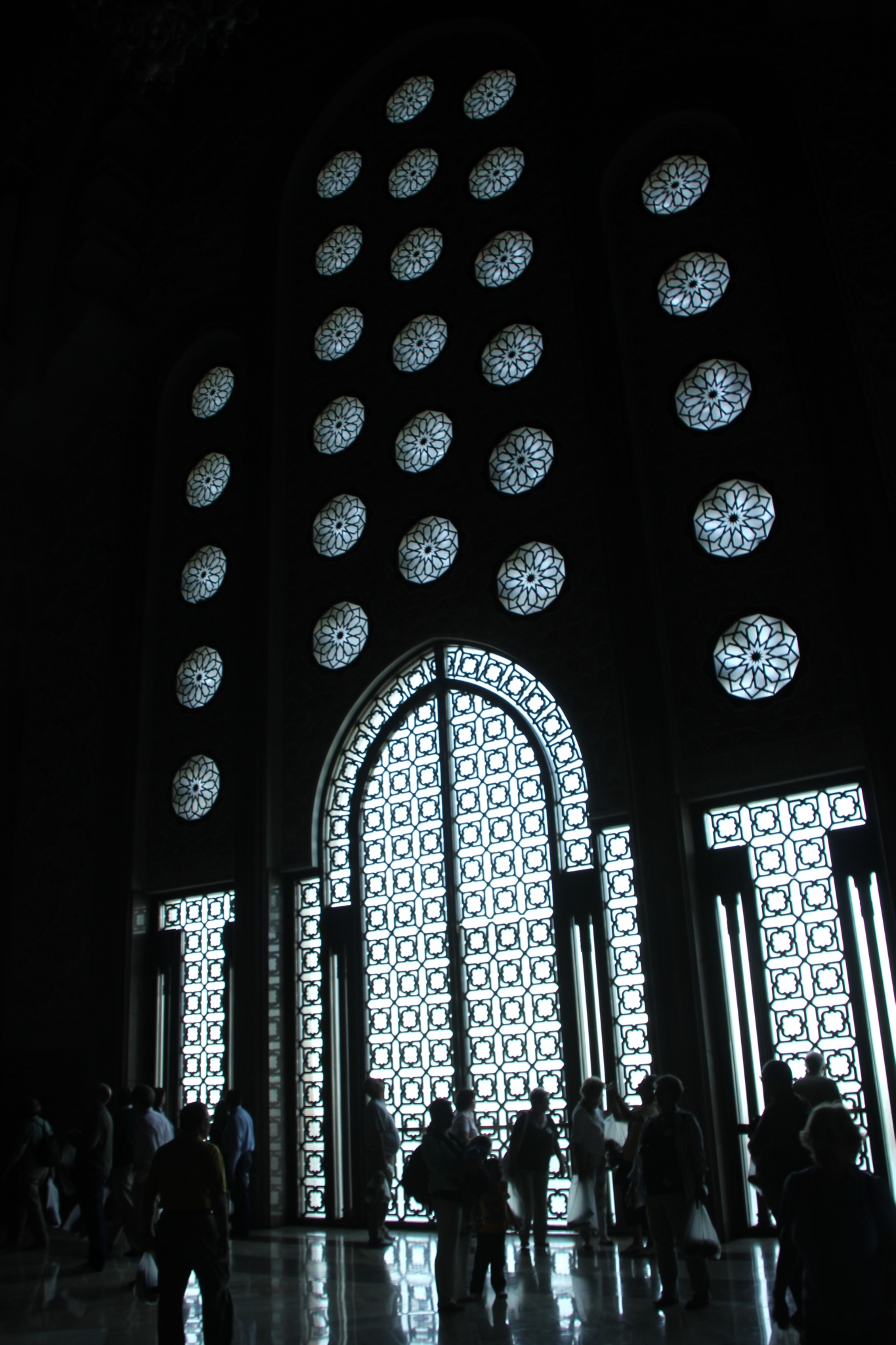 King Hassan II Mosque stained glass