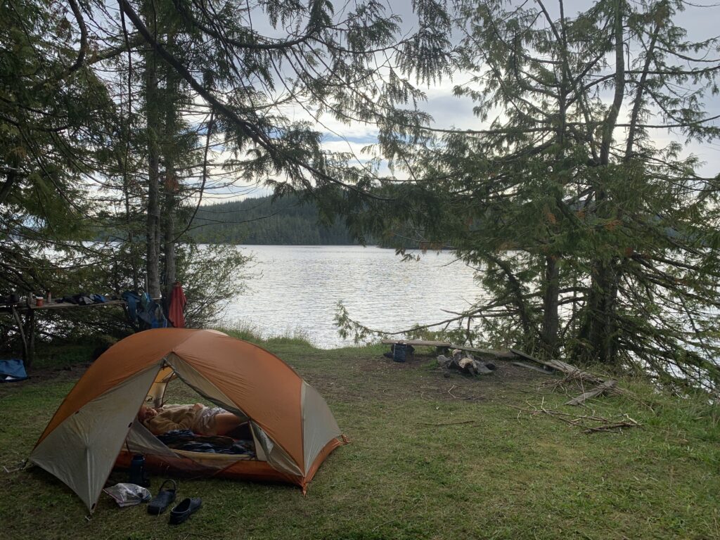 Camping in Broughton Islands